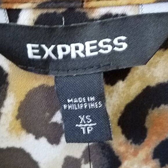 Express Women's Portofino Long Sleeve Blouse XS - Picture 4 of 5